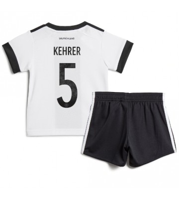 Niemcy Thilo Kehrer #5 Koszulka Podstawowych Dziecięca MŚ 2022 Krótki Rękaw (+ Krótkie spodenki)